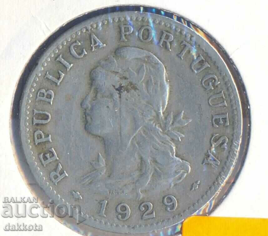 Острови Сан Томе и Принсипи 50 сентавос 1929 година, рядка с цена 50.00 лв. | € 25.56