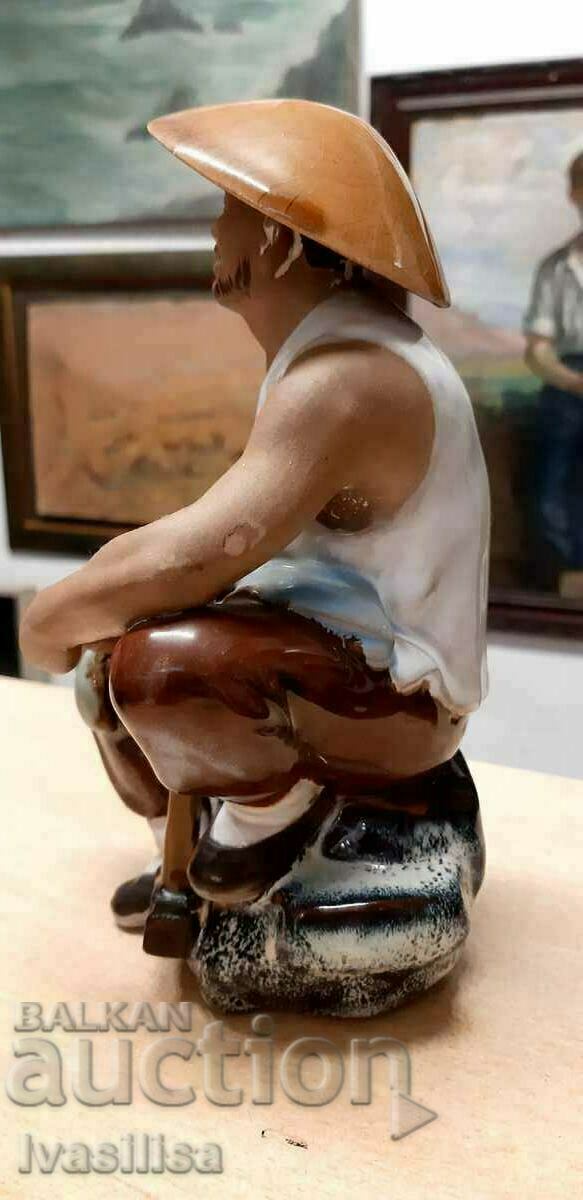 OLD PORCELAIN FIGURE.- MARKING with price 45.00 BGN | € 23.01 OLD PORCELAIN FIGURE.- MARKING with price 45.00 BGN | € 23.01