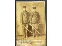 2752 Княжество България двама подофицери саби около 1900