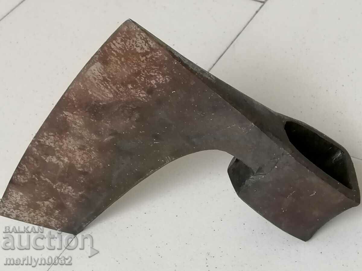 An old ax shaft tool wrought iron - 5 An old ax shaft tool wrought iron - 5