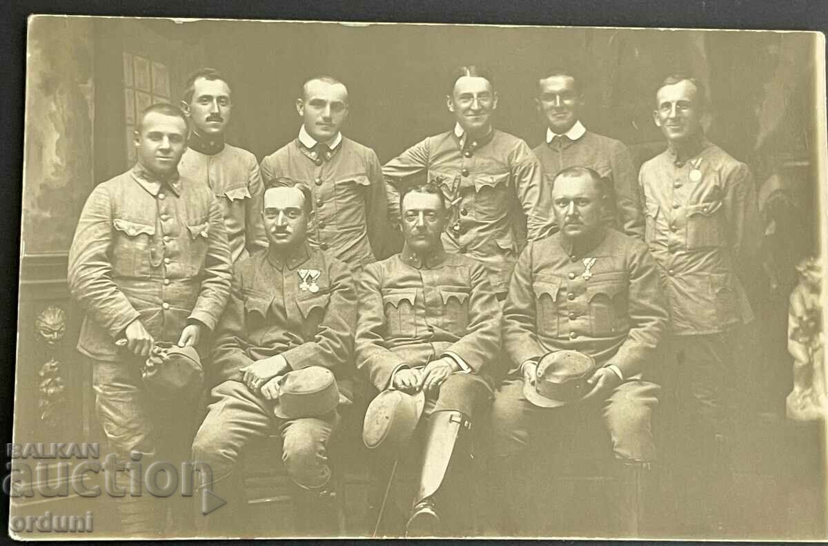 2768 Austria-Hungary group of Austrian officers PSV