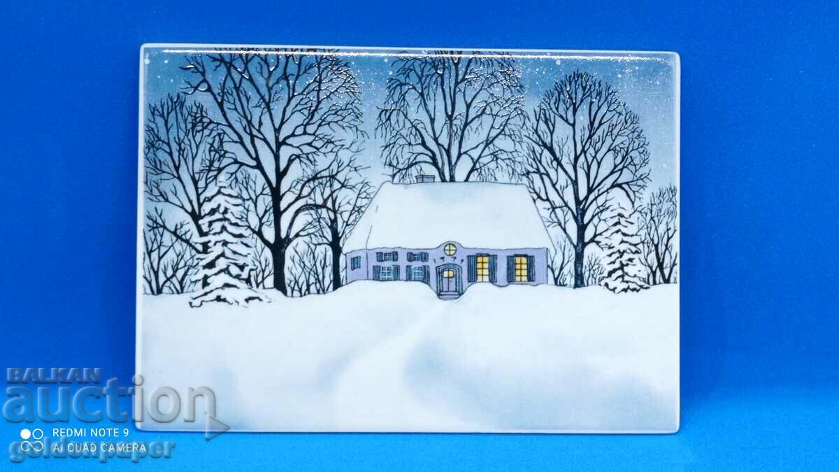 Villeroy & Boch porcelain Christmas card