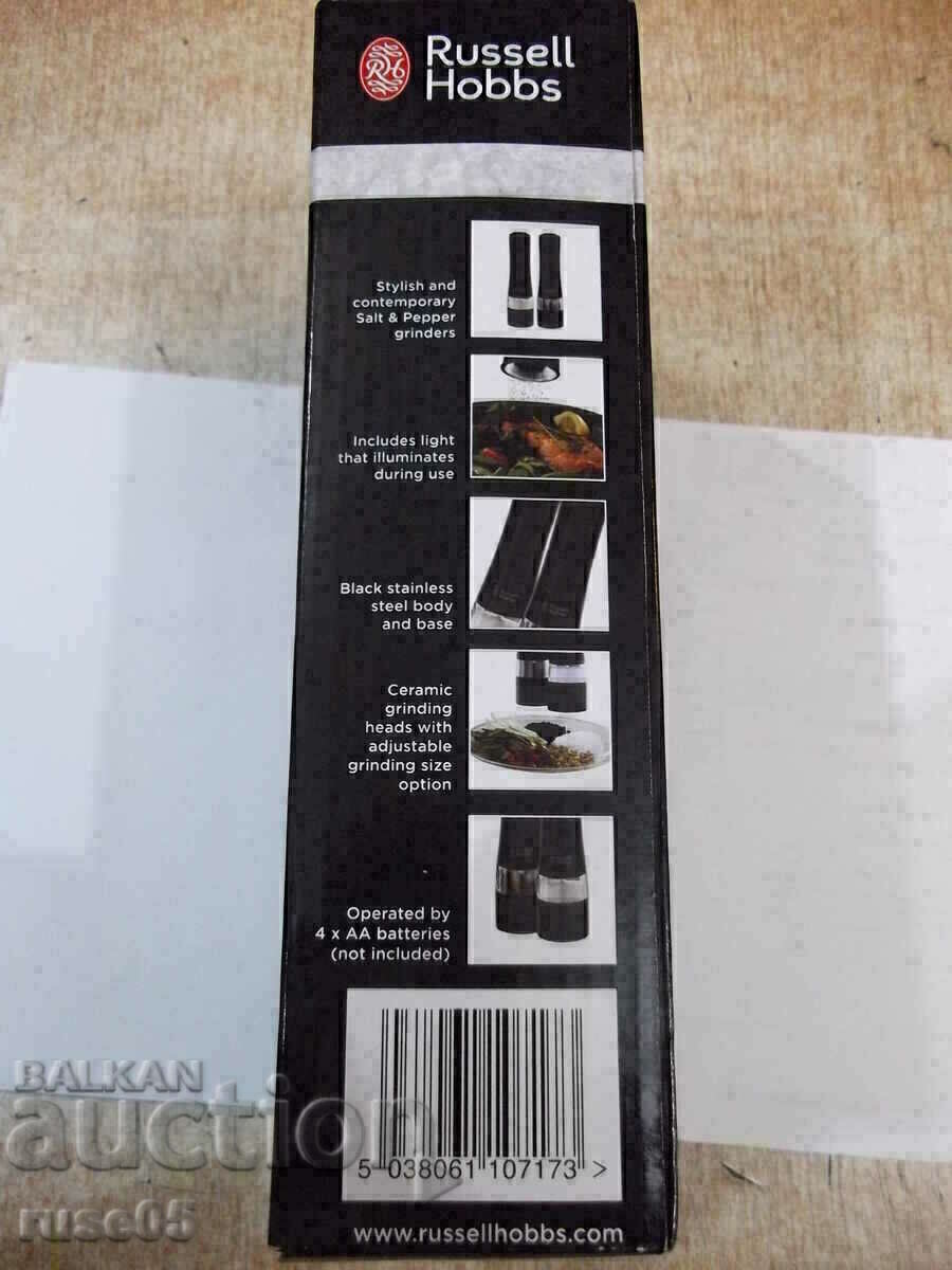 Livrarea Rasnite electrice de sare si piper "Russell Hobbs" noi