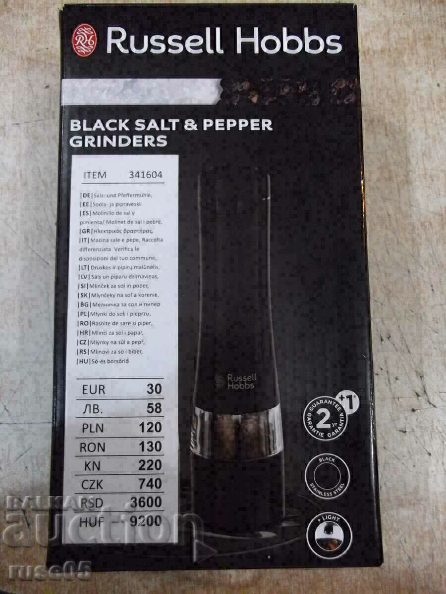 "Russell Hobbs" electric salt and pepper grinders new