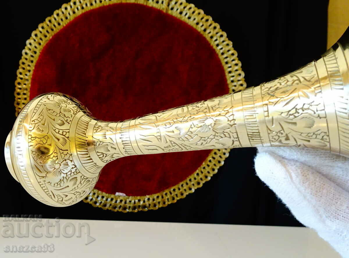 Bronze vase, carafe British India, marked with price 36.00 BGN | € 18.41