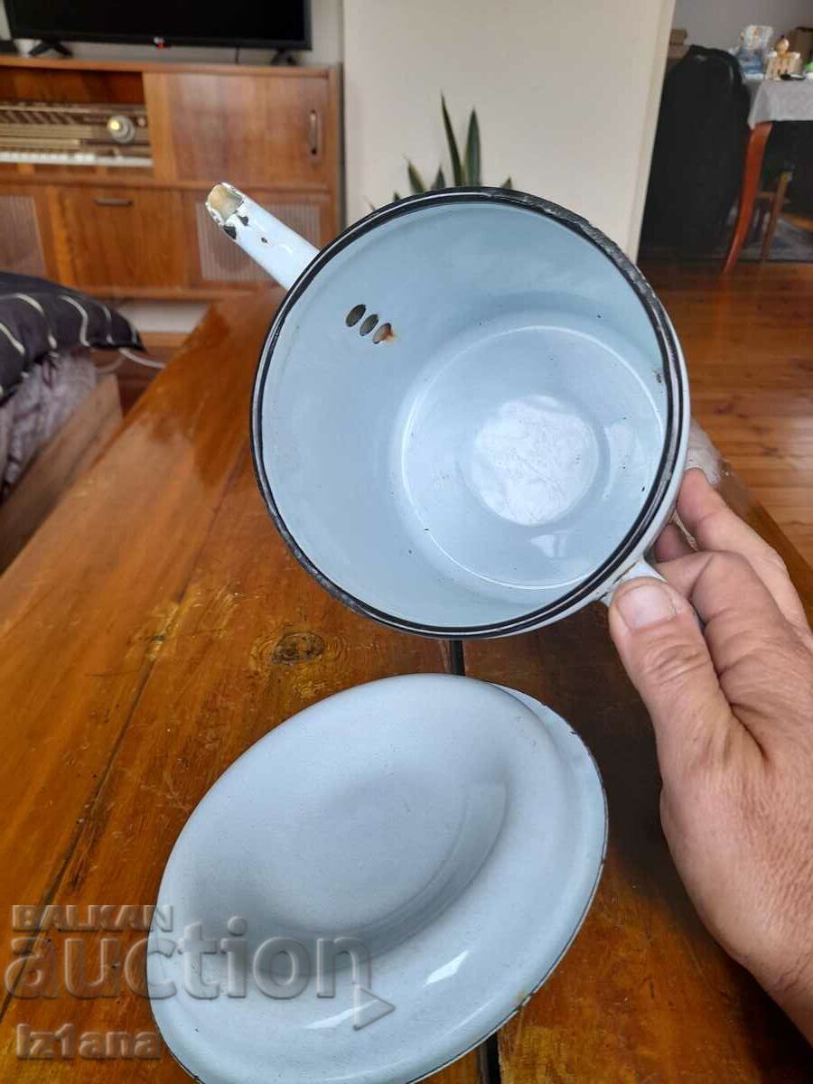 Old enamel teapot - 5 Old enamel teapot - 5