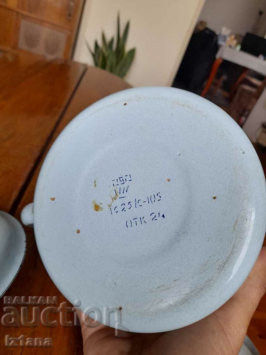 Old enamel teapot - 6 Old enamel teapot - 6