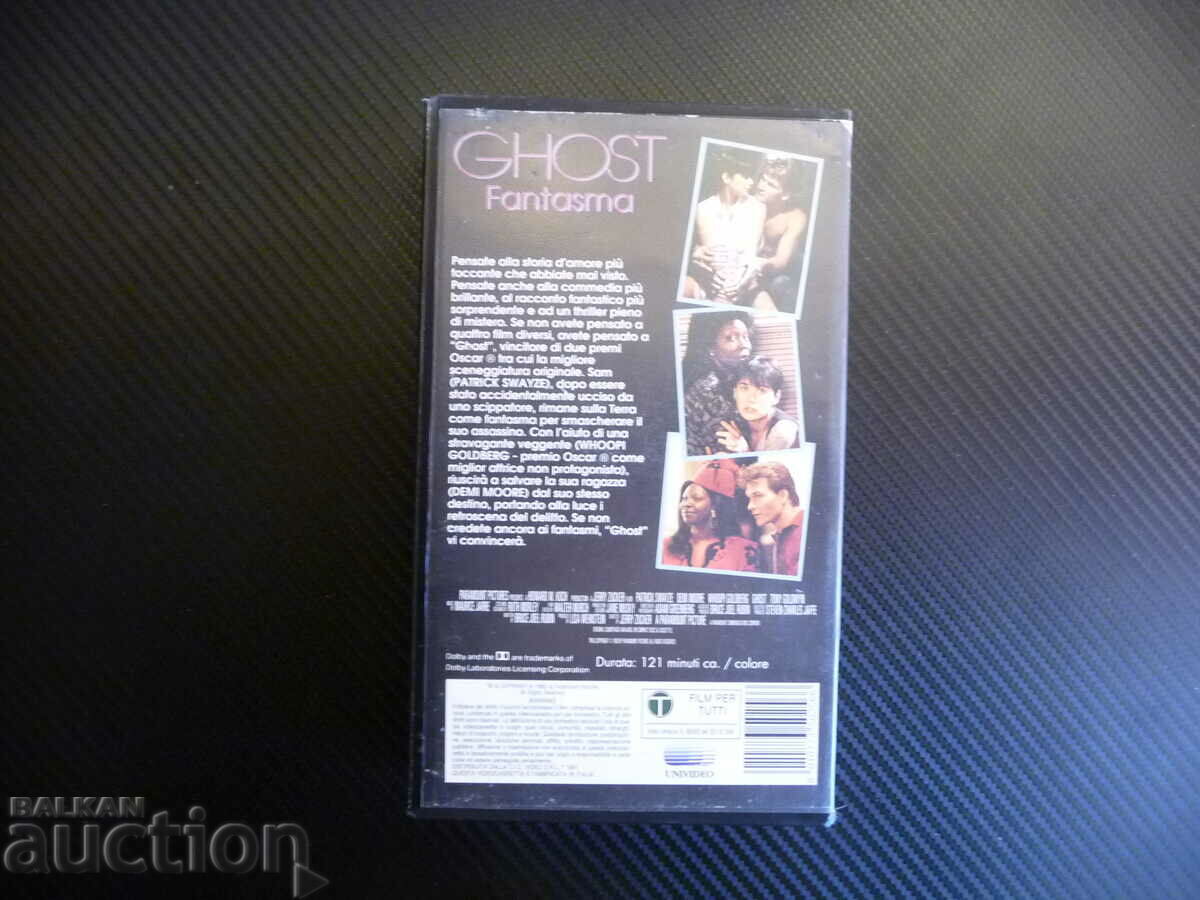 Auction  Ghost Fantasma Patrick Swayze Demi Moore VHS