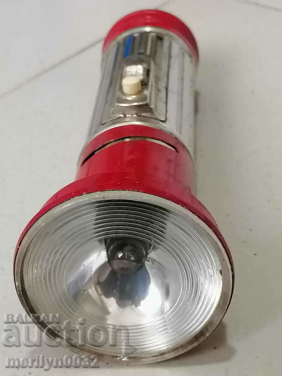 Old searchlight lantern flashlight lamp from the time of the sotsa GDR with price 36.00 BGN | € 18.41 Old searchlight lantern flashlight lamp from the time of the sotsa GDR with price 36.00 BGN | € 18.41