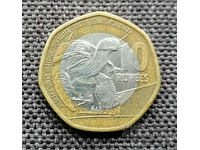 ❤️ ⭐ Monedă Seychelles 2016 10 rupii ⭐ ❤️