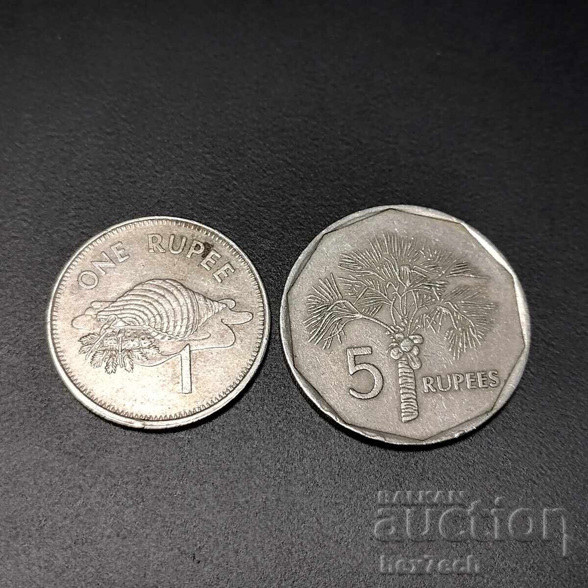 ❤️ ⭐ Lot of coins Seychelles 2 pieces ⭐ ❤️ ❤️ ⭐ Lot of coins Seychelles 2 pieces ⭐ ❤️