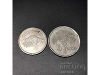 ❤️ ⭐ Πολλά νομίσματα Σεϋχέλλες 2 τεμάχια ⭐ ❤️