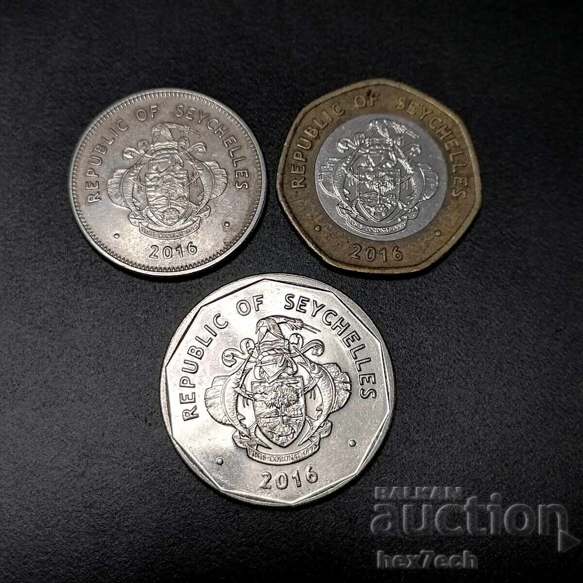 ❤️ ⭐ Seychellois coin lot 3 pieces ⭐ ❤️ with price 10.00 BGN | € 5.11 ❤️ ⭐ Seychellois coin lot 3 pieces ⭐ ❤️ with price 10.00 BGN | € 5.11