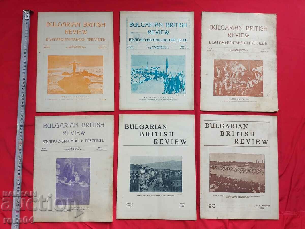 REVISTA BULGARĂ - BRITISH - 1930