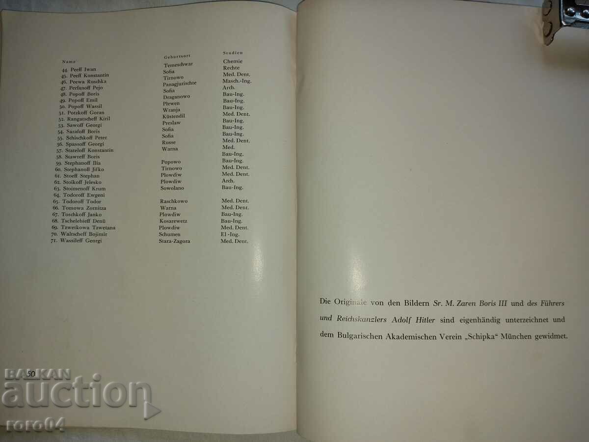 ΒΟΥΛΓΑΡΙΚΗ ΑΚΑΔΗΜΑΪΚΗ ΕΤΑΙΡΕΙΑ SHIPKA MUNICH - 7