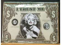 Metal Sign I TRUST ME Marilyn Monroe