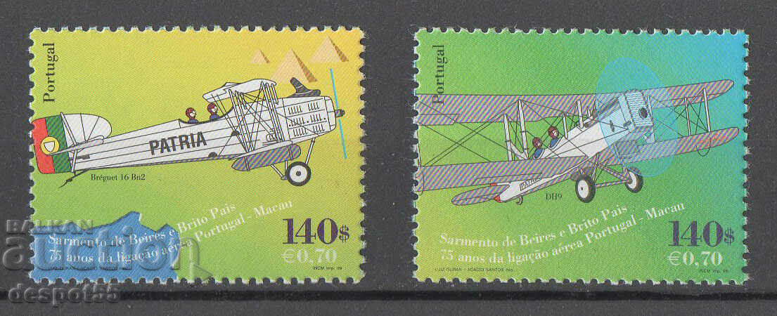 1999. Πορτογαλία. 75 χρόνια από την πτήση του Sarmento de Beires.