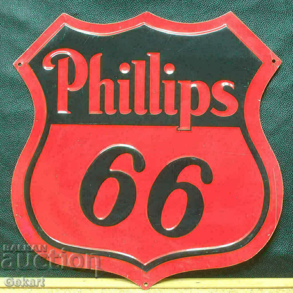 Μεταλλική επιγραφή Phillips 66