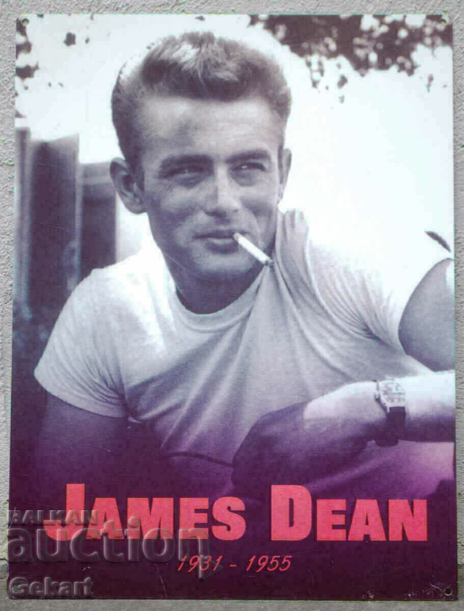 Metal Sign James Dean 1931 - 1955