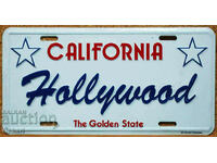 Метална Табела CALIFORNIA Hollywood