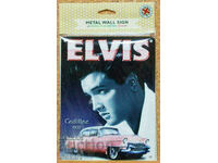 Μεταλλική επιγραφή ELVIS Cadillac 1955