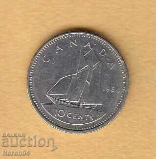 10 cents 1984, Canada