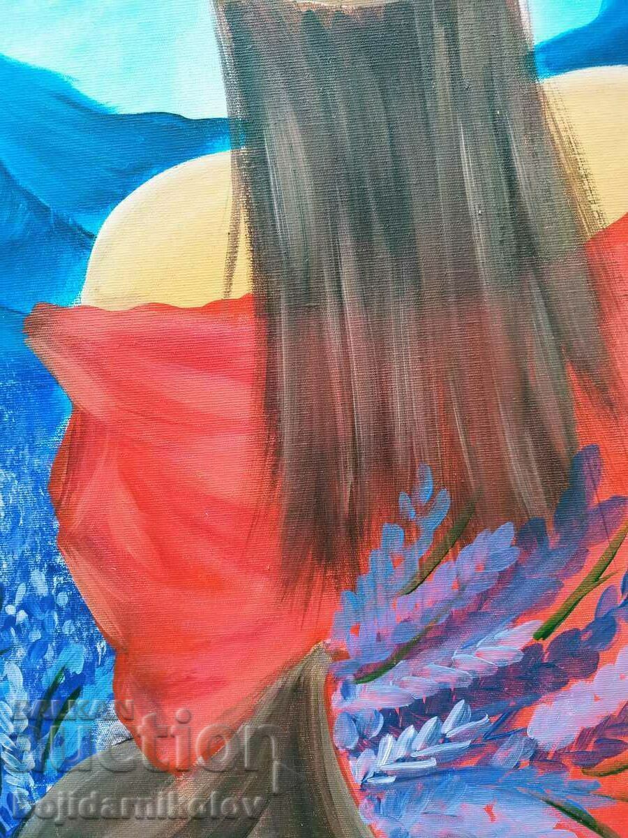 Scented with lavender, beautiful painted picture on canvas - 6