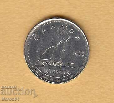 10 cents 1999, Canada