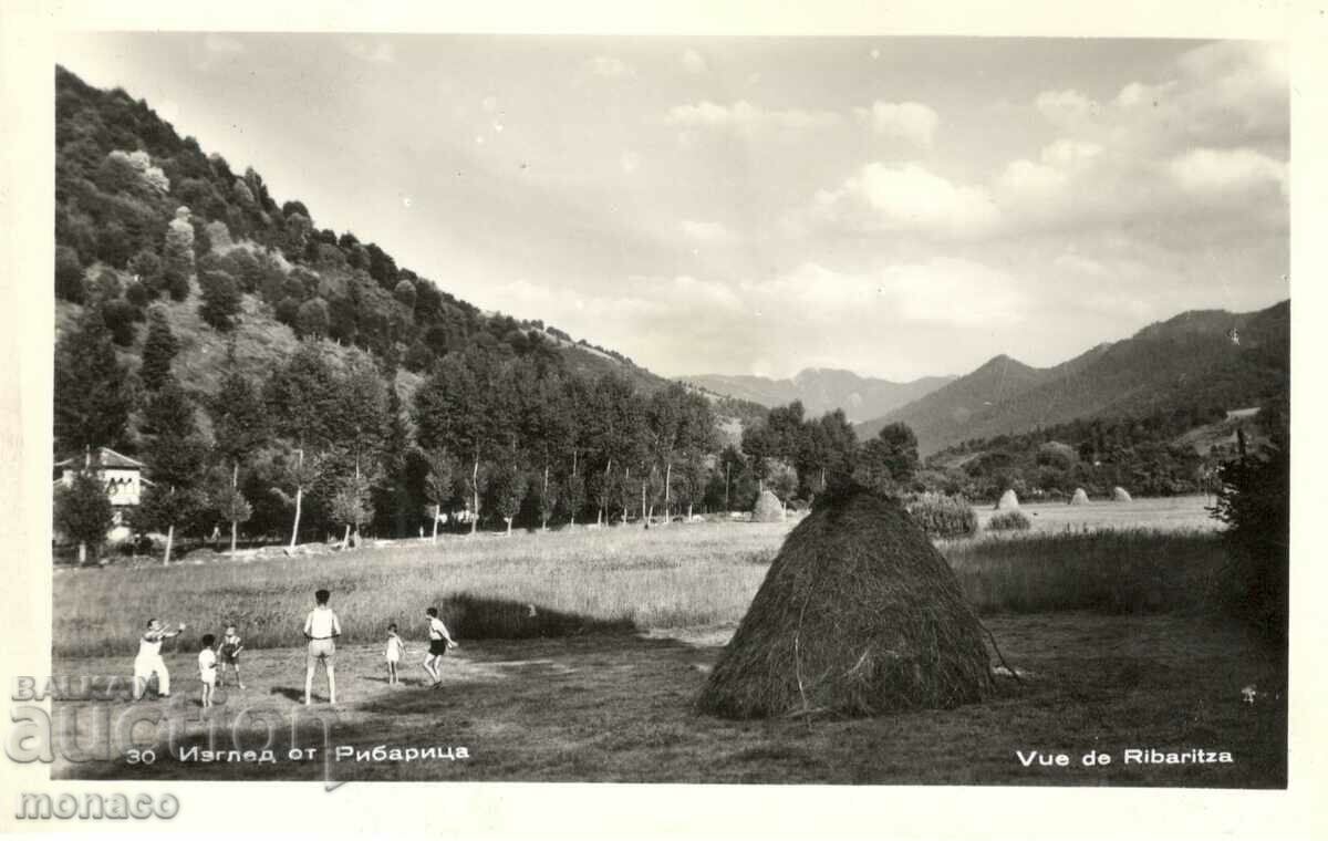 Carte poștală veche - Ribaritsa, Vedere