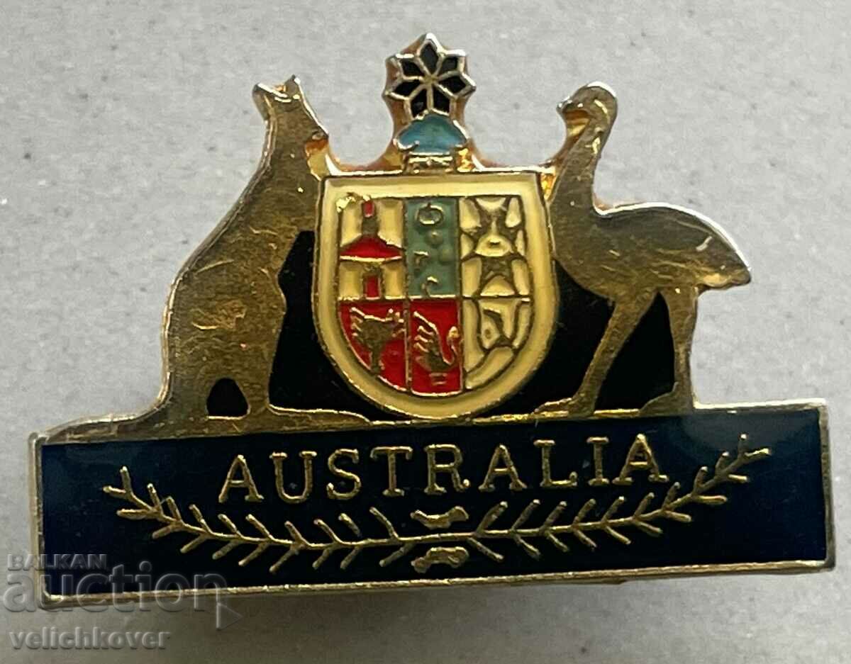 33451 Australia semnează stema națională a țării