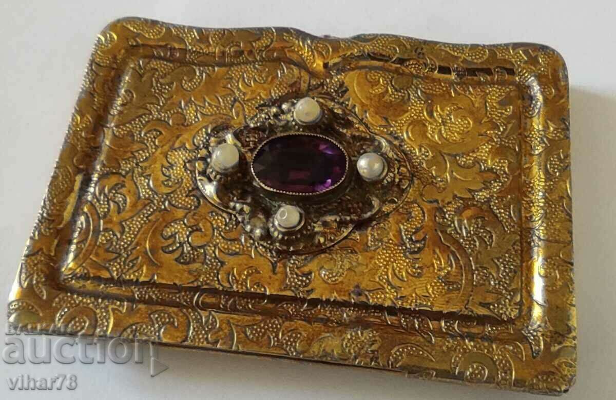 Auction Very beautiful old business card box Auction Very beautiful old business card box