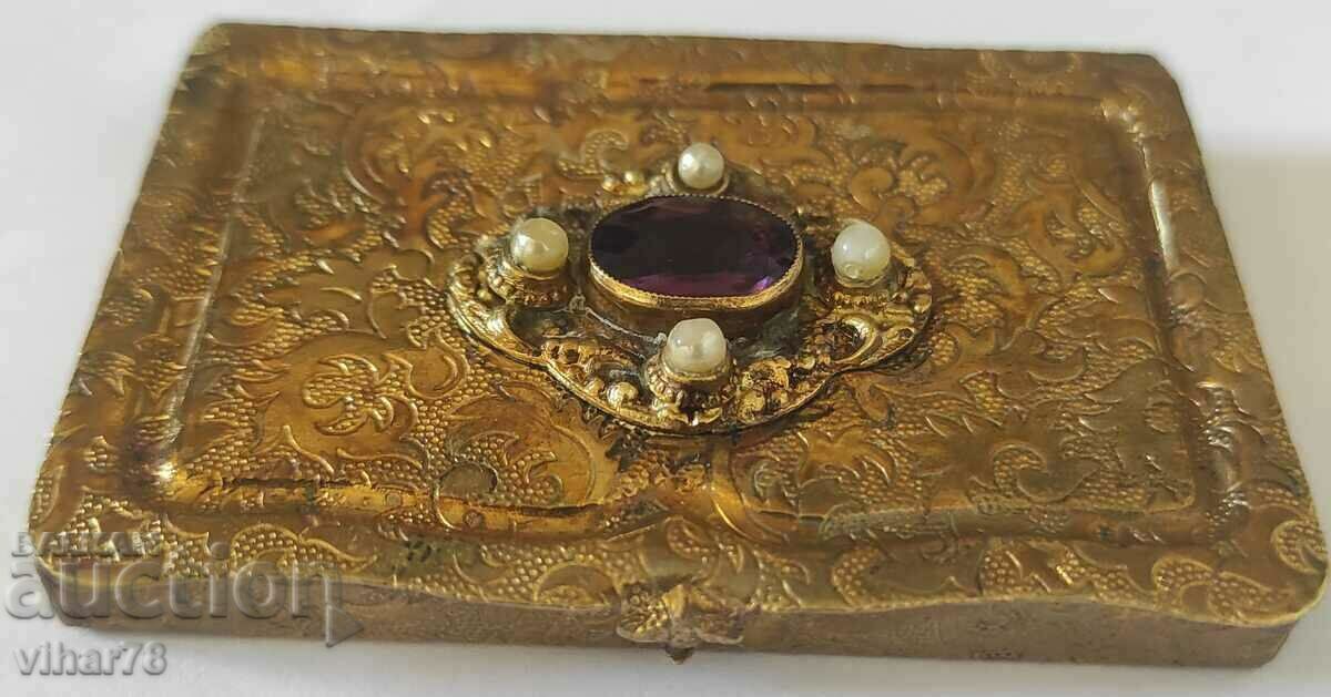 Много красива стара кутия за визитки