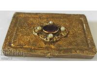 Very beautiful old business card box