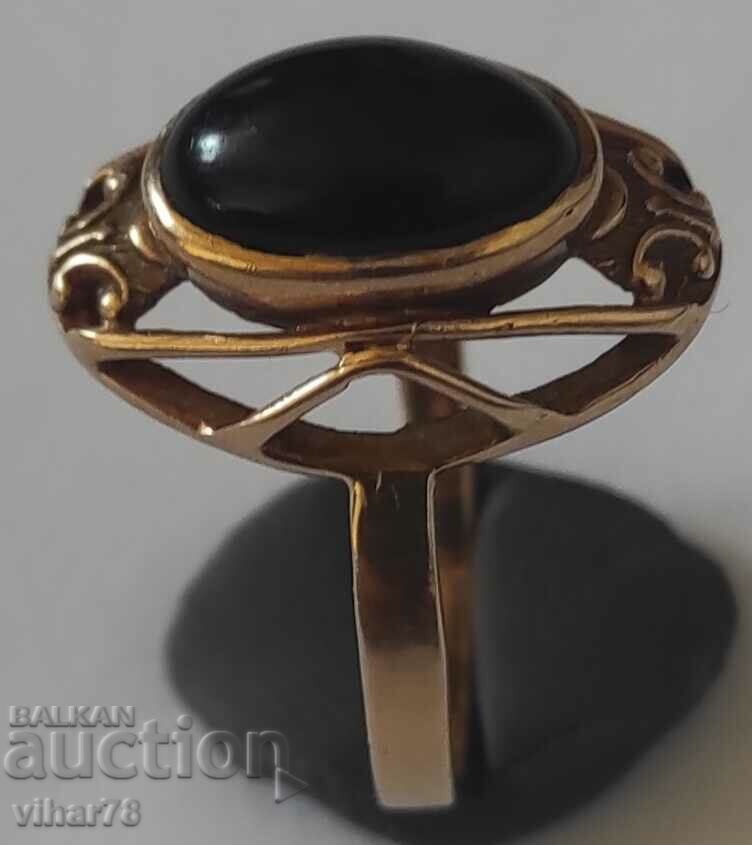 Χρυσό ρωσικό δαχτυλίδι