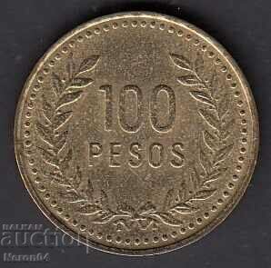 100 песо 1992, Колумбия