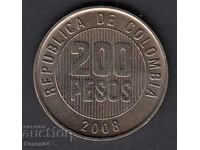 200 песо 2008, Колумбия
