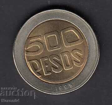 500 pesos 1995, Columbia