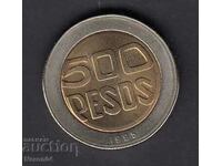 500 песо 1995, Колумбия