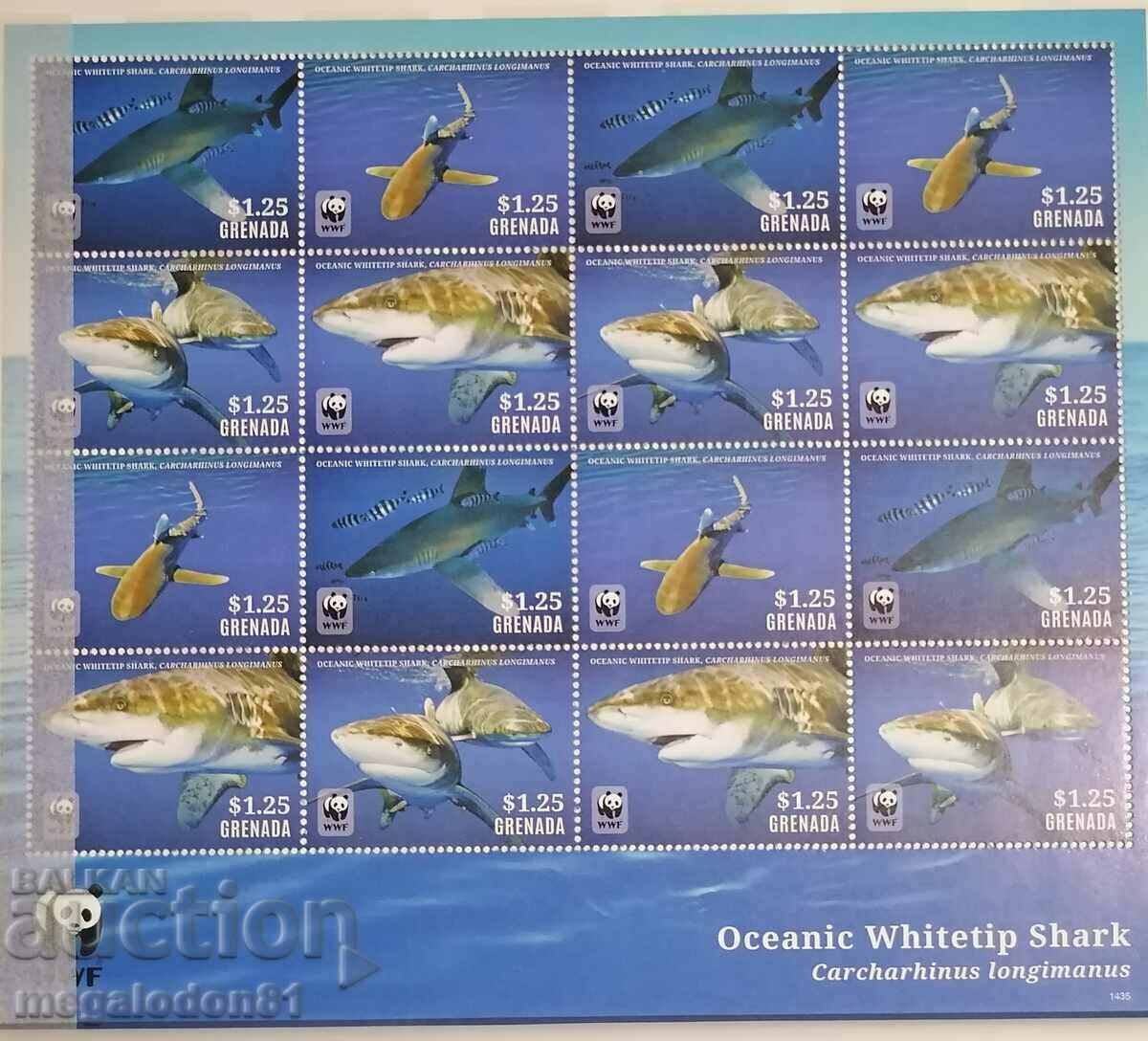 Grenada - WWF, sharks