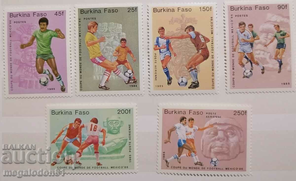 Burkina Faso - fotbal, CM 1986, Mexic