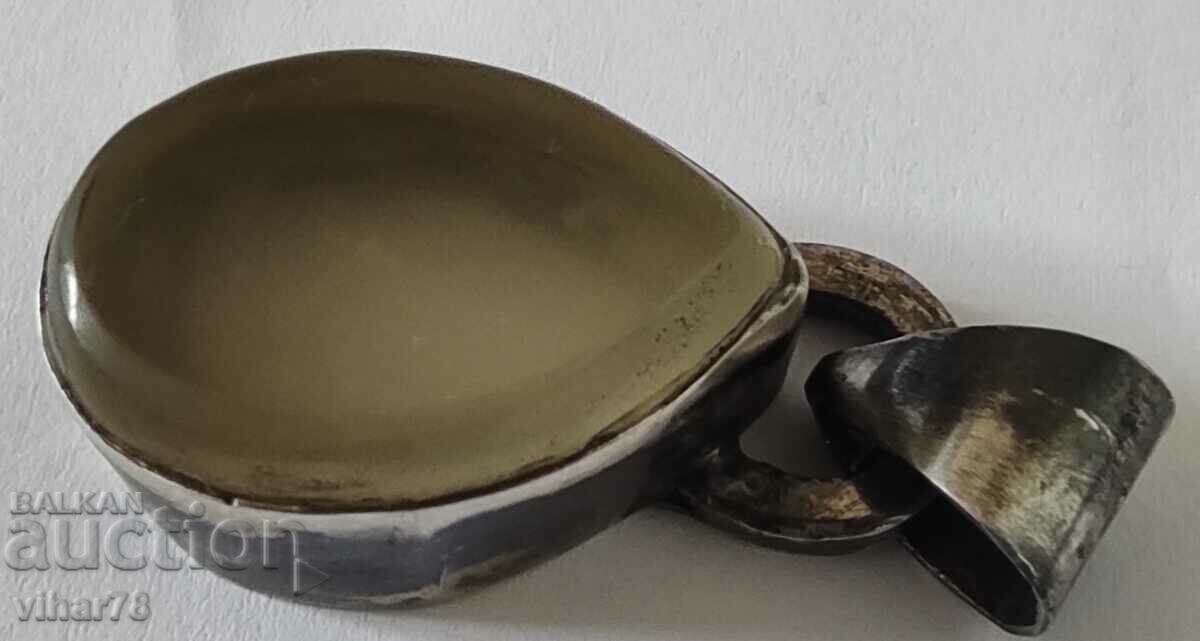 Silver pendant with natural citrine with price 99.99 BGN | € 51.12