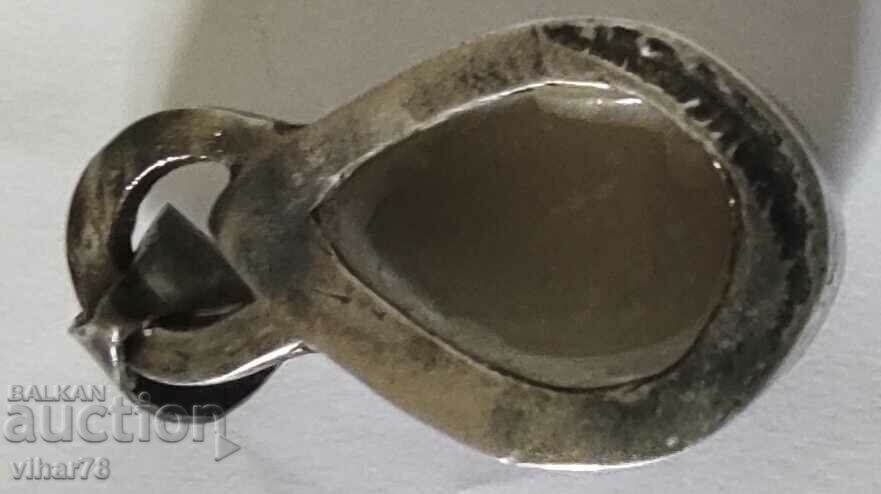 Silver pendant with natural citrine - 5