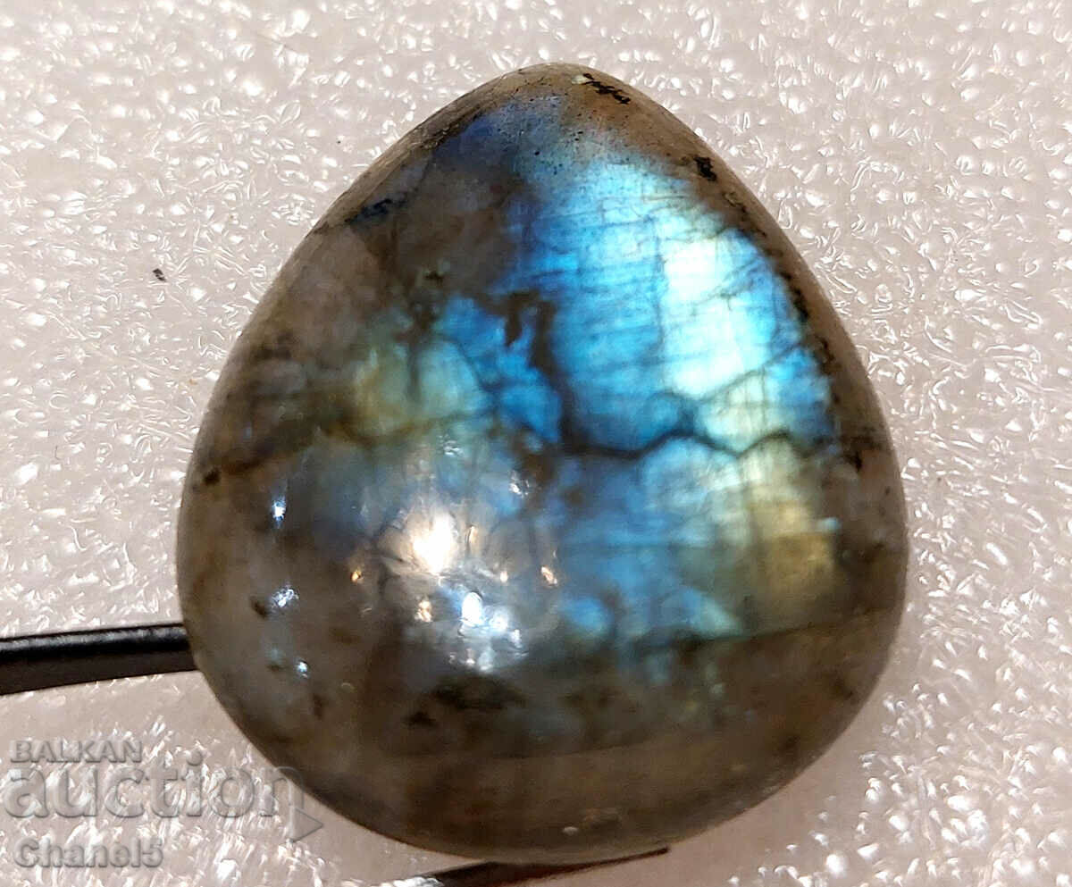 NATURAL LABRADORITE - 32.70 carats - INDIA - (542) with price 38.00 BGN | € 19.43 NATURAL LABRADORITE - 32.70 carats - INDIA - (542) with price 38.00 BGN | € 19.43