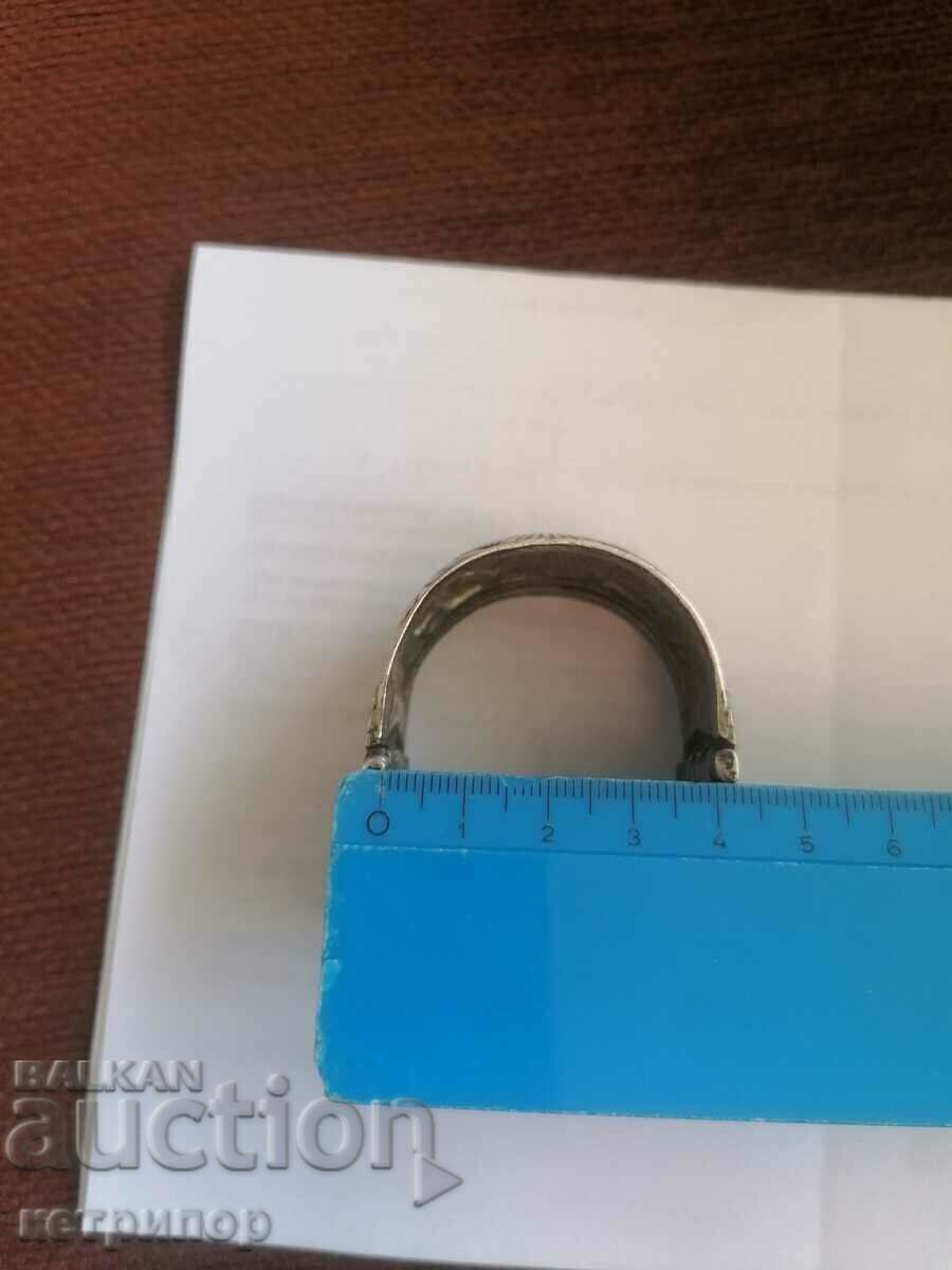 Old forged silver bracelet 50.65g - 6 Old forged silver bracelet 50.65g - 6