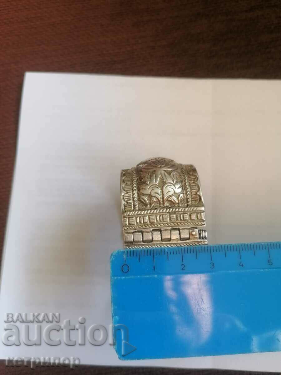 Сребърна гривна кована Стара 50,65гр - 7 Сребърна гривна кована Стара 50,65гр - 7