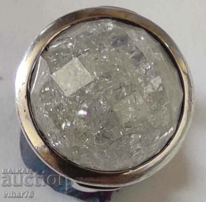 VERY BEAUTIFUL SILVER WOMEN'S RING WITH HUGE CROWN PLANS - 6 VERY BEAUTIFUL SILVER WOMEN'S RING WITH HUGE CROWN PLANS - 6