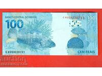 BRAZIL BRAZIL 100 Rials FISH numărul 201* NOU UNC sub 1