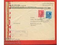 TRAVELED Air envelope PP - GERMANY - CENSORSHIP 25.II.1944