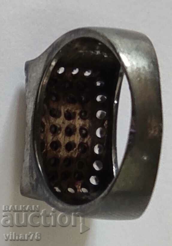 WOMEN'S SILVER RING - 5