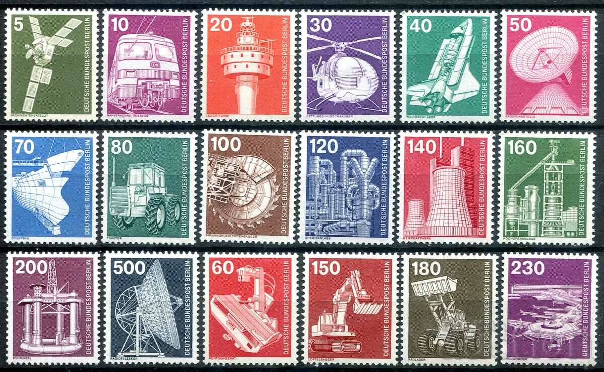 FRG / W. Berlin MnH 1975-79. - Industry and Technology series